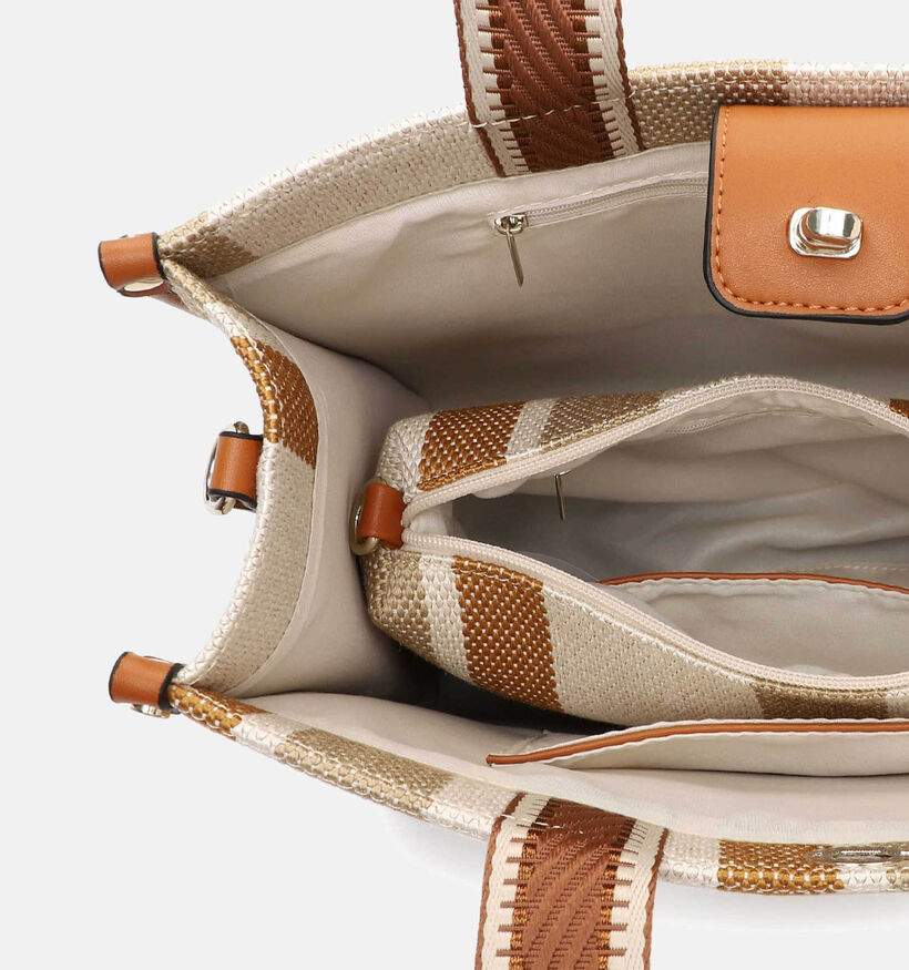 Emily & Noah Jasmin Beige Shopper voor dames (371535)