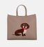 Laurent David Teckel Taupe Shopper Met Rits voor dames (333204)