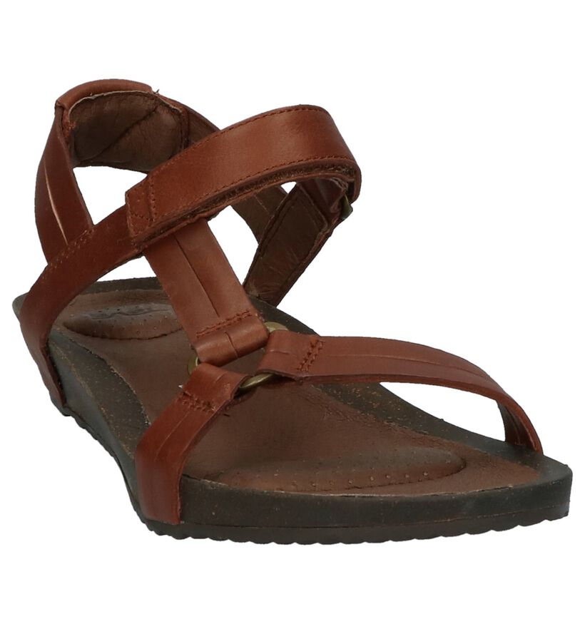 Cognac Sandalen Teva Ysidro in leer (242623)