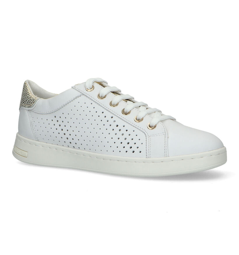 Geox Jaysen Witte Sneakers voor dames (320098) - geschikt voor steunzolen