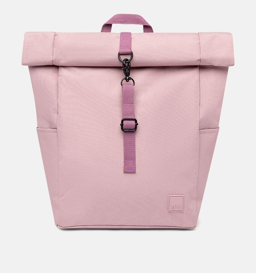Lefrik Roll Mini Stripes Roze Rugzak met laptopvak voor dames, meisjes (345877)