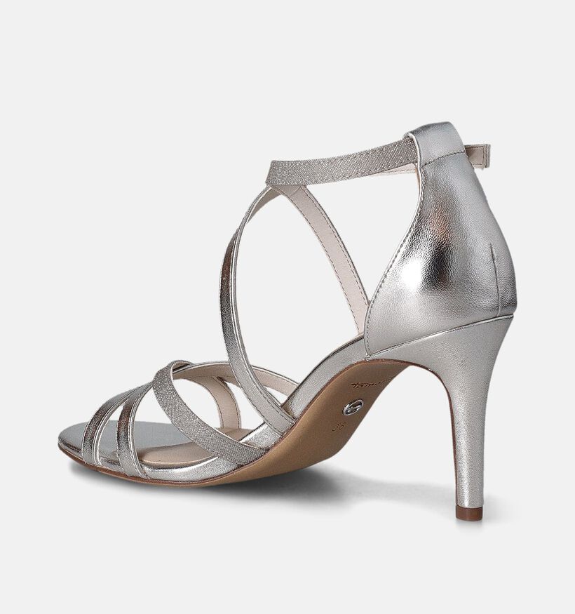 Tamaris Zilveren Sandalen met Gesloten Hiel voor dames (354339)