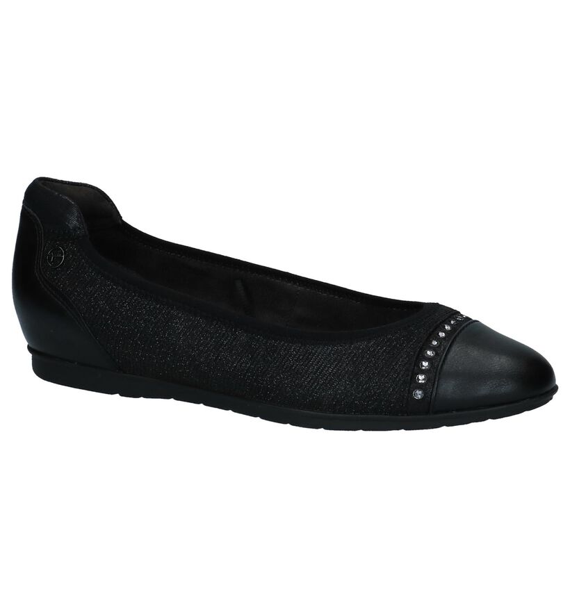 Tamaris Ballerines en Noir en textile (226784)