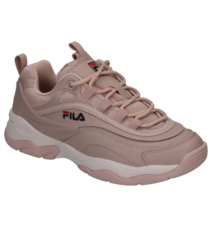 Fila Ray Roze Sneakers in kunstleer (253532)