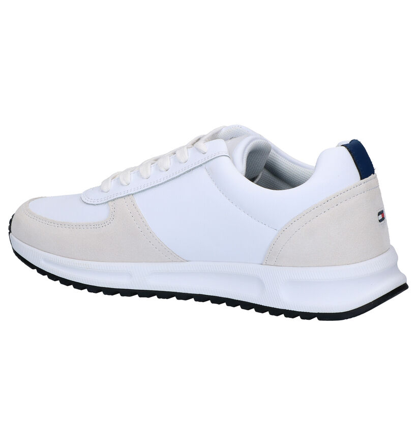 Tommy Hilfiger Witte Sneakers in daim (268354)