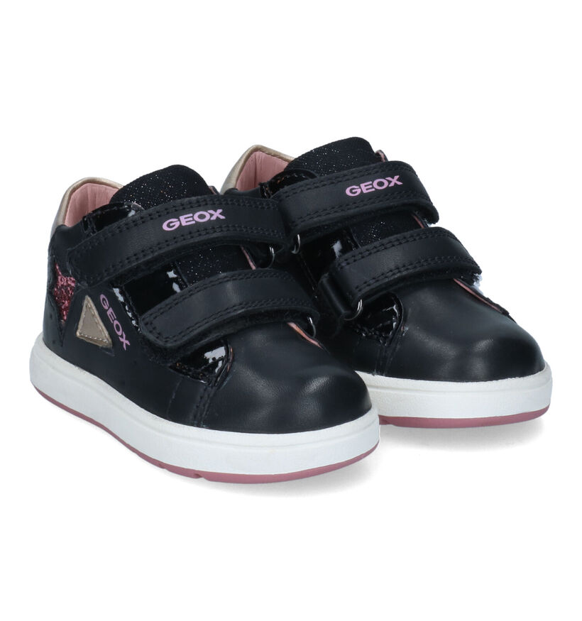 Geox Biglia Chaussures pour bébé en Noir pour filles (312539) - pour semelles orthopédiques