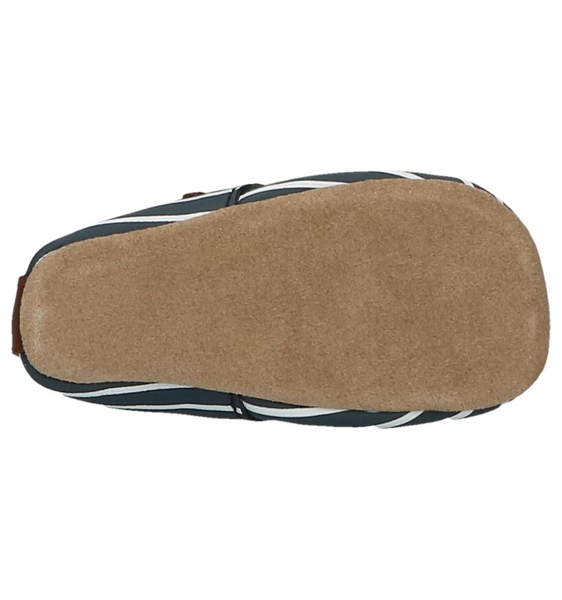 Bobux Chaussons bébé en Bleu foncé en cuir (251644)