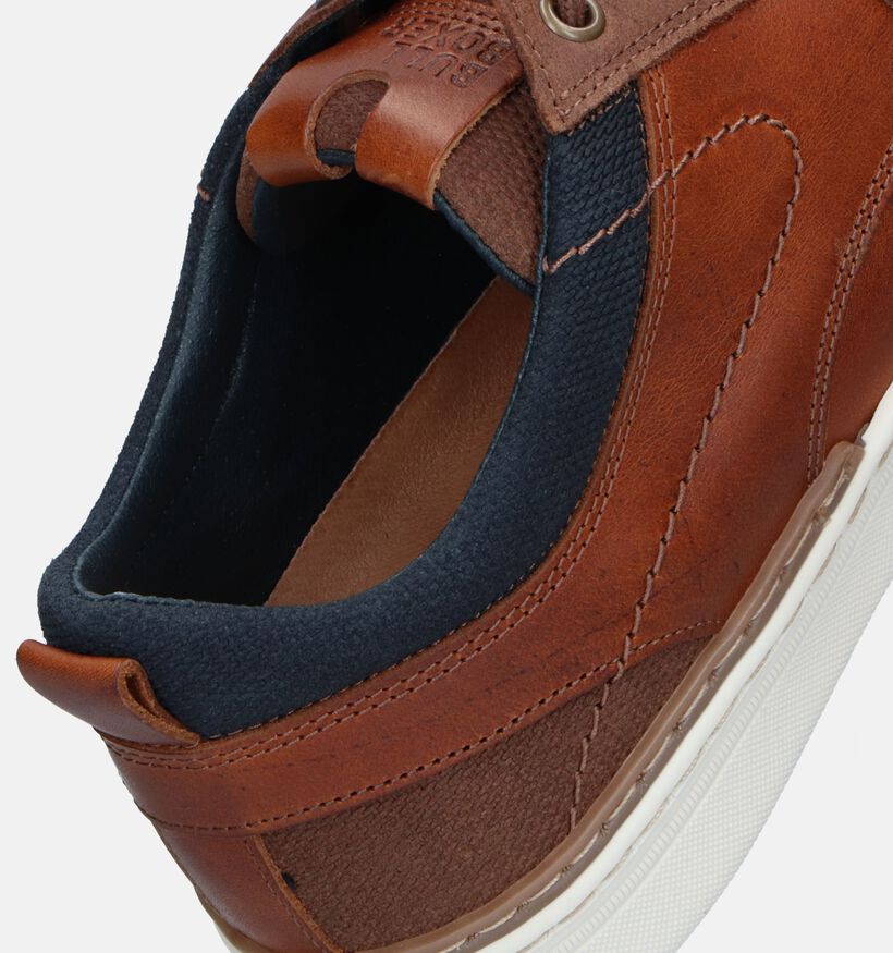 Bullboxer Chaussures à lacets en Cognac pour hommes (348875) - pour semelles orthopédiques