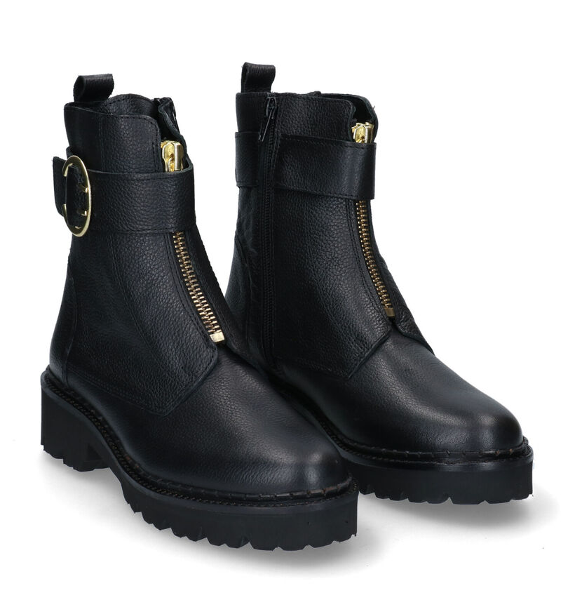 Tango Bee Bold Zwarte Boots in leer (294636)