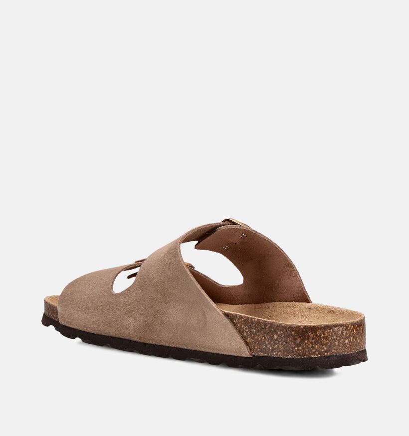 Laurent David Bruine Slippers voor dames (373783)