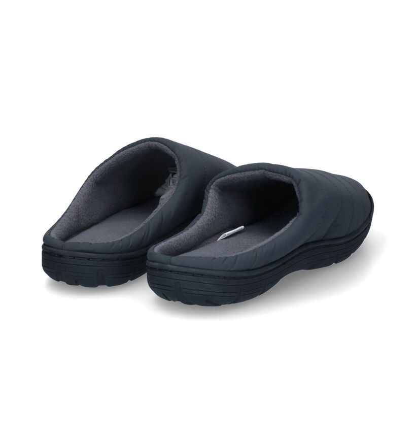 BBS Pantoufles ouvertes en Noir en textile (331482)