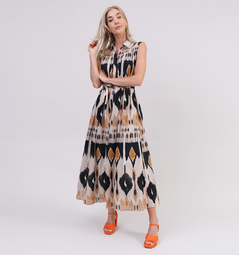 Orfeo Sharon Bruine Maxi jurk voor dames (333685)