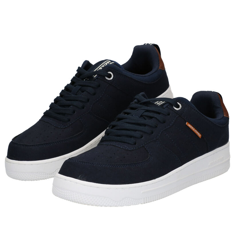 Jack & Jones Baskets basses en Bleu foncé en simili cuir (278256)