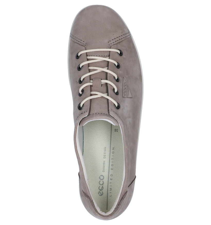 ECCO Soft 2.0 Chaussures à lacets en Bleu pour femmes (336855) - pour semelles orthopédiques