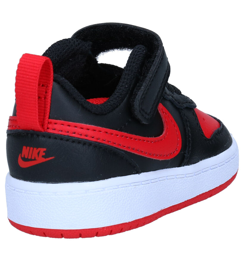Nike Court Borough Baskets en Noir pour garçons, filles (302142)