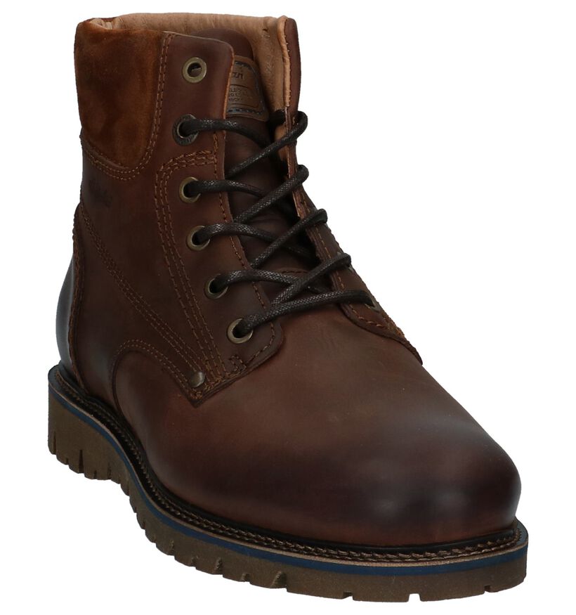 Australian Combat Donker Bruine Boots in leer (224445)