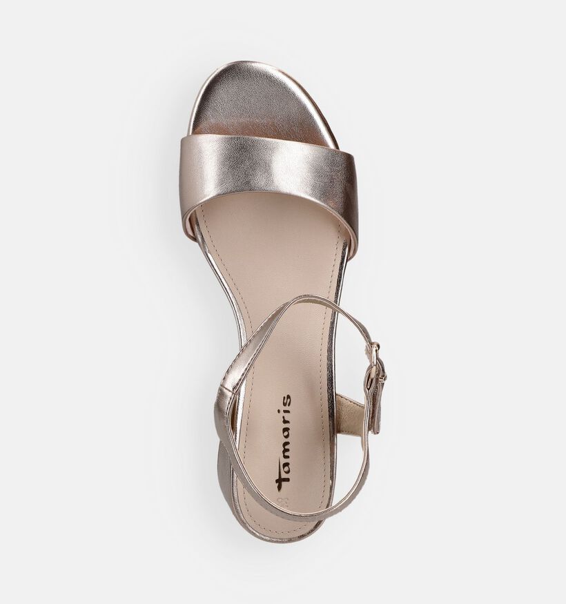 Tamaris Gouden Sandalen met Hak voor dames (371685)