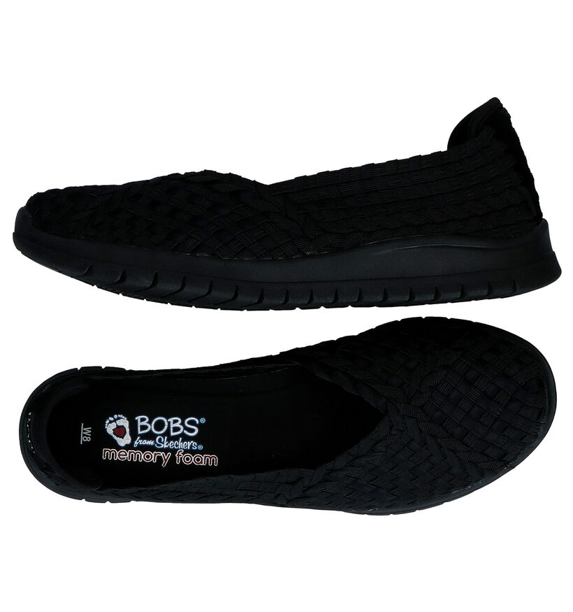 Skechers Pureflex Zwarte Instappers in stof (292196)