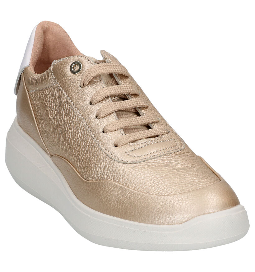Geox Baskets habillées en Blanc en cuir (266825)