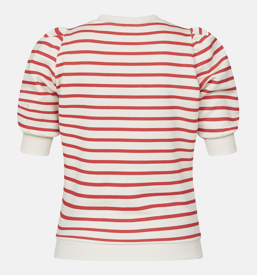 SISTERS POINT New Peva Puff Rode Gestreepte trui voor dames (363178)