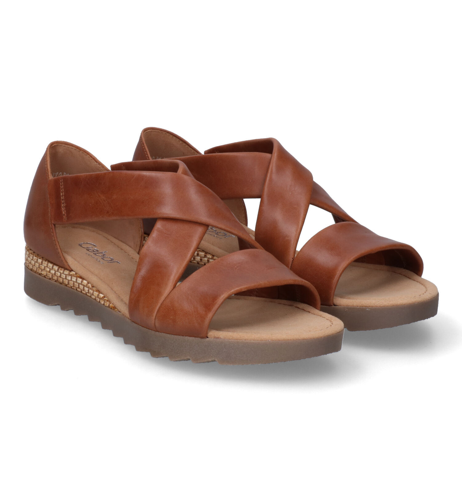 Gabor Cognac Sandalen Dames Sandalen Online op TORFS.BE