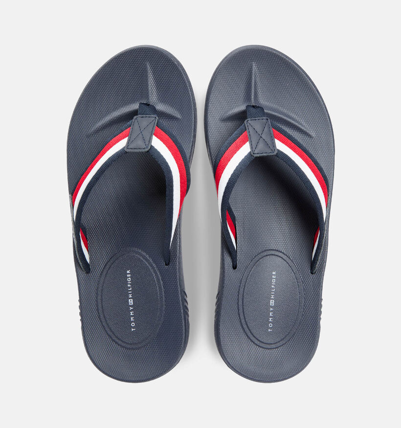 Tommy Hilfiger Molded Blauwe Teenslippers voor heren (368642)