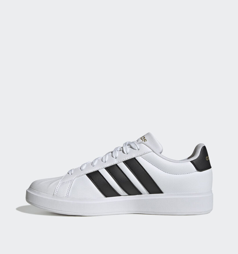 adidas Streettalk Witte/Zwarte Sneakers voor dames (372856)
