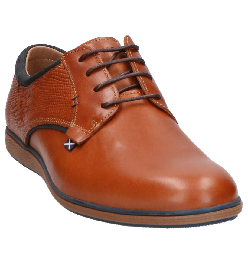 Scapa Sports Cognac Geklede Veterschoenen in leer (262569)