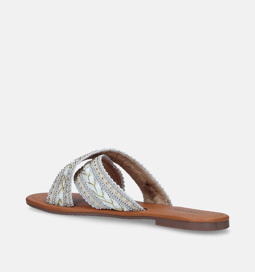 Identity Witte Slippers voor dames (340708)