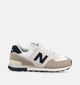 New Balance 574 Witte/Zwarte Sneakers voor heren (375107) - geschikt voor steunzolen