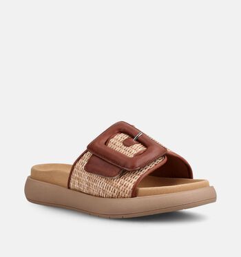 Gabor Best Fitting Slippers Cognac