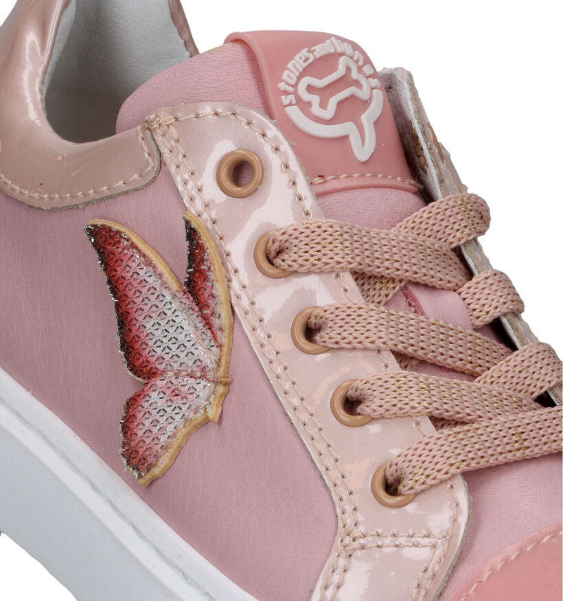 STONES and BONES Dalve Roze Sneakers voor meisjes (325909) - geschikt voor steunzolen