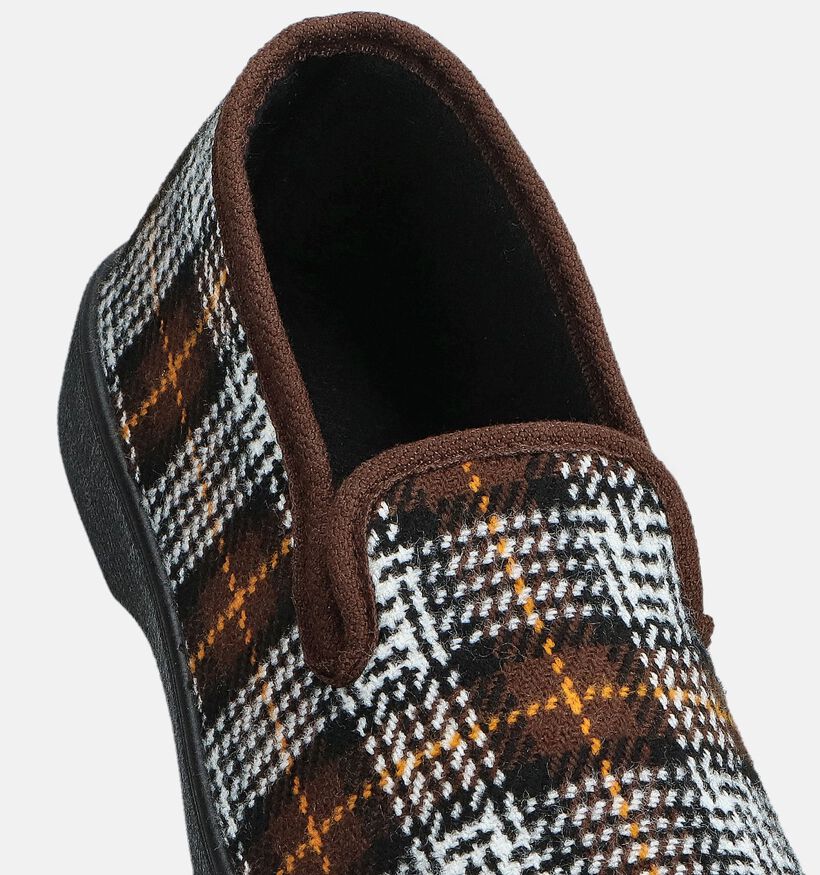 Torfs Home Bruine/Oranje Pantoffels voor heren (375710)