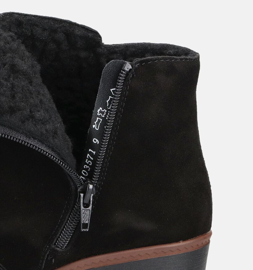 Rieker Bottines en Noir pour femmes (363537) - pour semelles orthopédiques