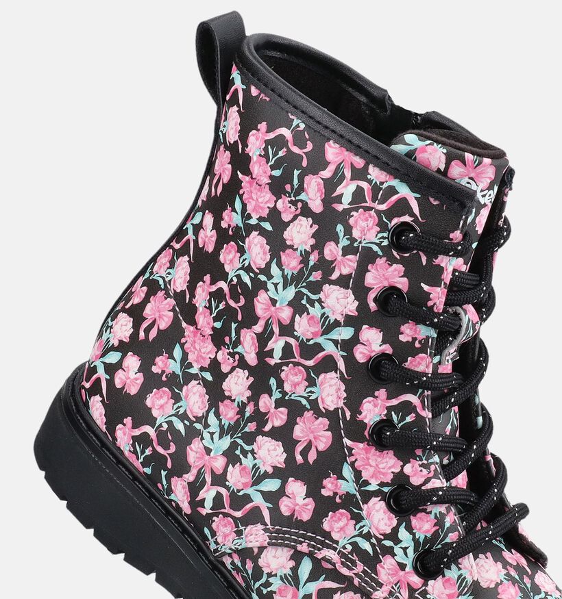 Skechers Gravlen Pretty Punk Boots en Noir pour filles (377990)