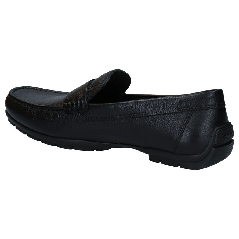 Geox Moner Mocassins en Noir en cuir (279093)