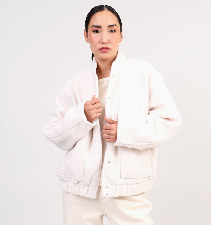 Pieces Jenny Blouson en Beige pour femmes (342972)
