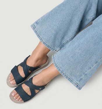 Hush Puppies Nu-pieds Bleu