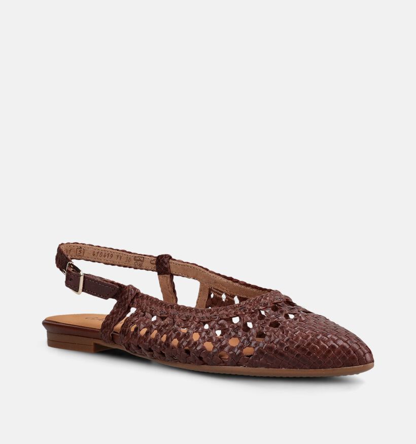 Gabor Ballerines en Brun fonc&eacute; pour femmes (371162)