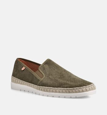 Verbenas Lage schoenen Cognac/Taupe/Groen