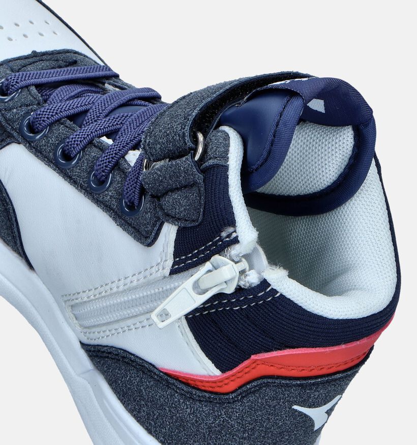 Diadora Raptor Mid Dusty PS Blauwe Sneakers voor jongens, meisjes (345892)