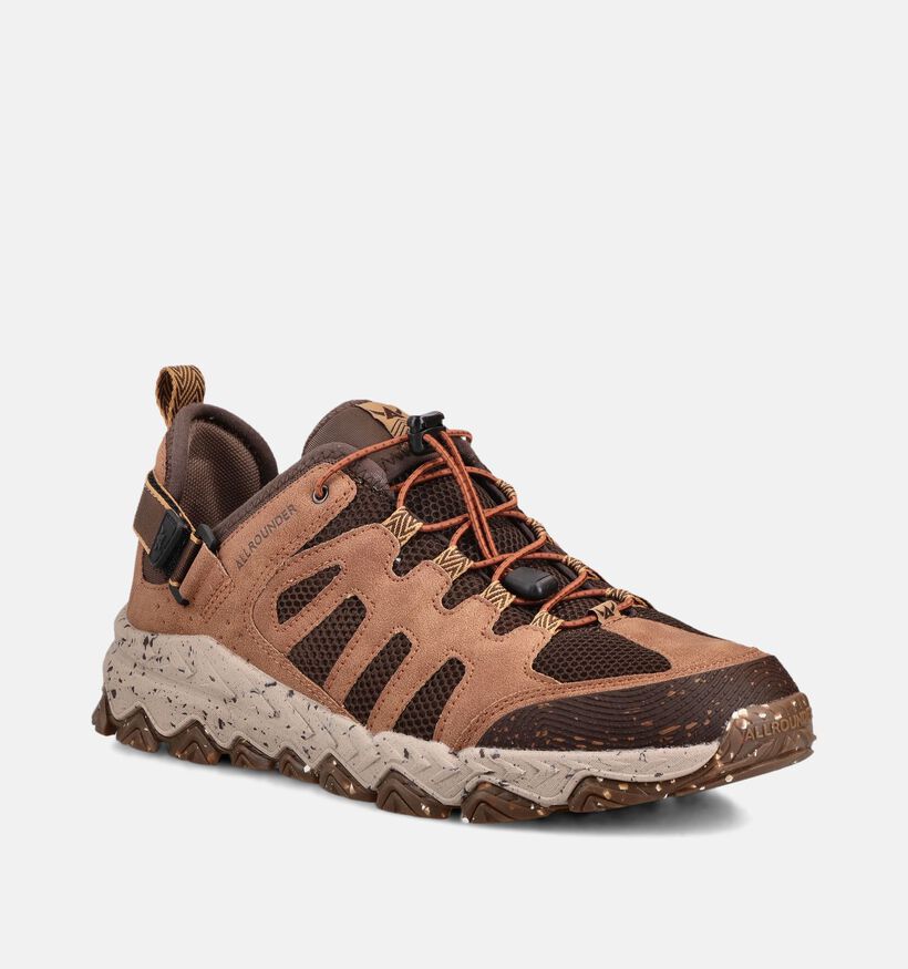 Allrounder Cando Tumbled Cognac Gesloten Sandalen voor heren (370222) - geschikt voor steunzolen