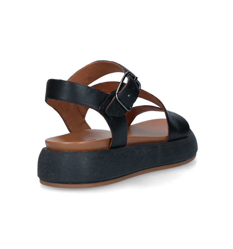 Inuovo Zwarte Plateausandalen voor dames (334952)