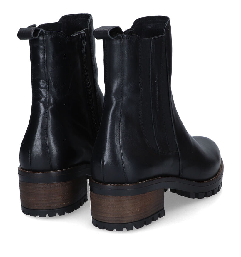 River Woods Gina Zwarte Boots in leer (316109)