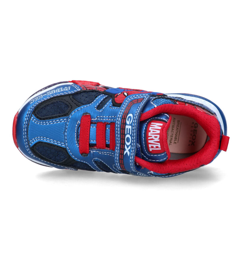 Geox Bayonyc Blauwe Spiderman Sneakers voor jongens (320628)