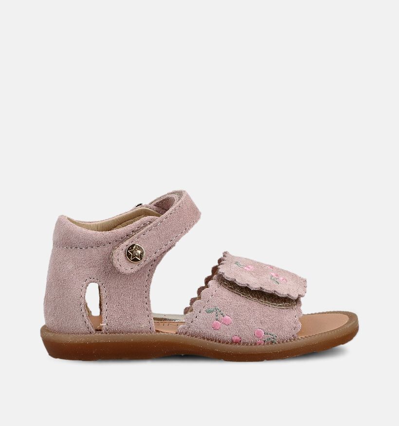 Naturino Maya Embr Suede Lila Babysandalen voor meisjes (371574)