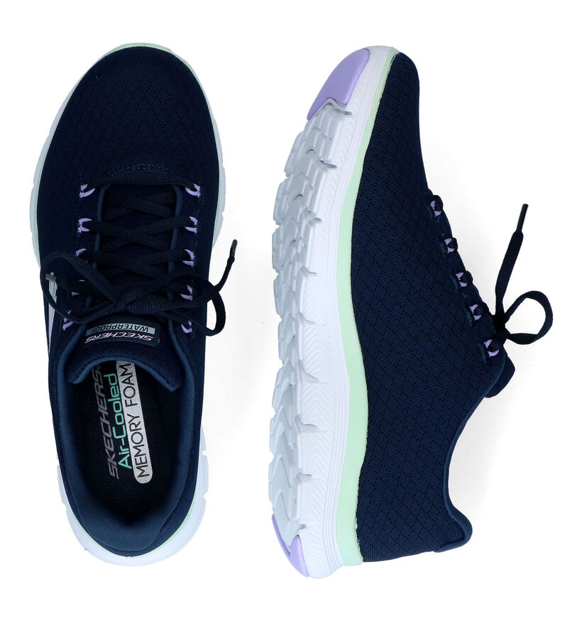 Skechers Flex Appeal 4.0 Blauwe Sneakers voor dames (310846)