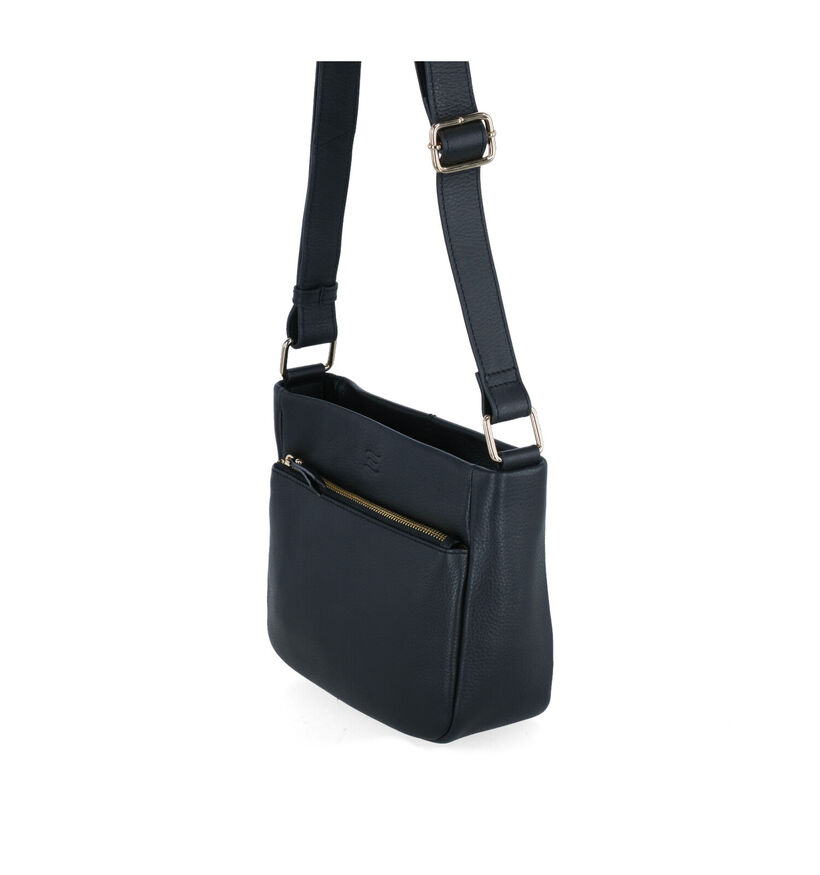 Crinkles Zwarte Crossbody tas voor dames (349844)