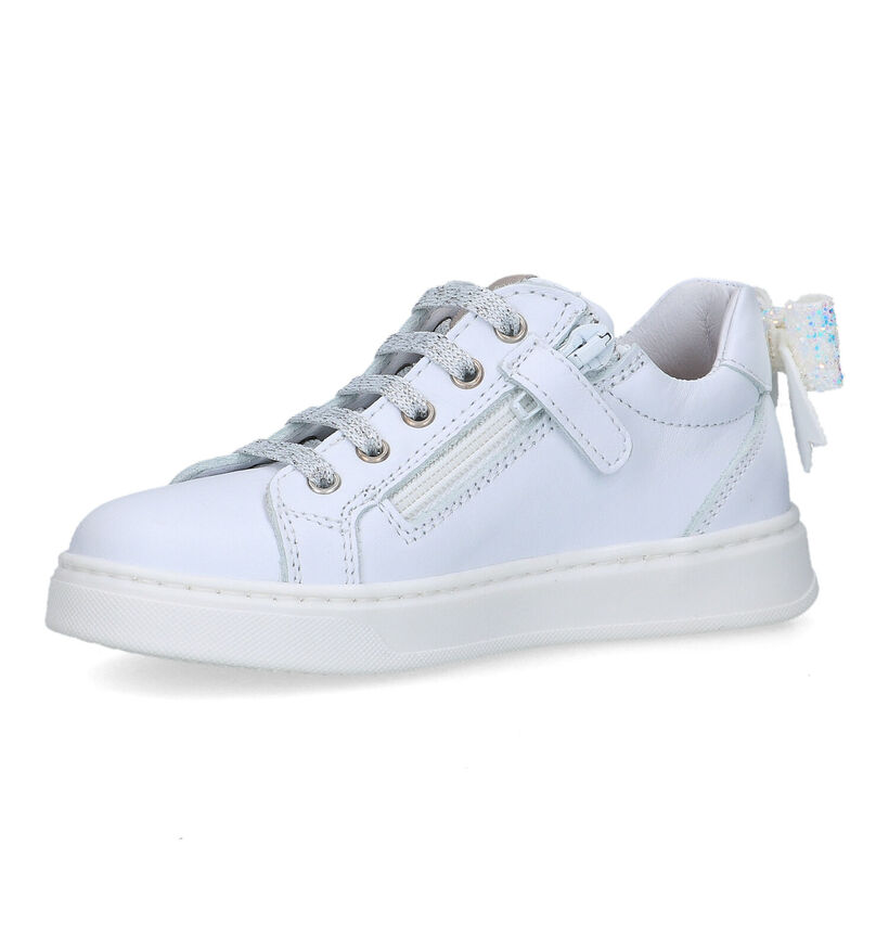 Lunella Witte Sneakers voor meisjes (320453) - geschikt voor steunzolen