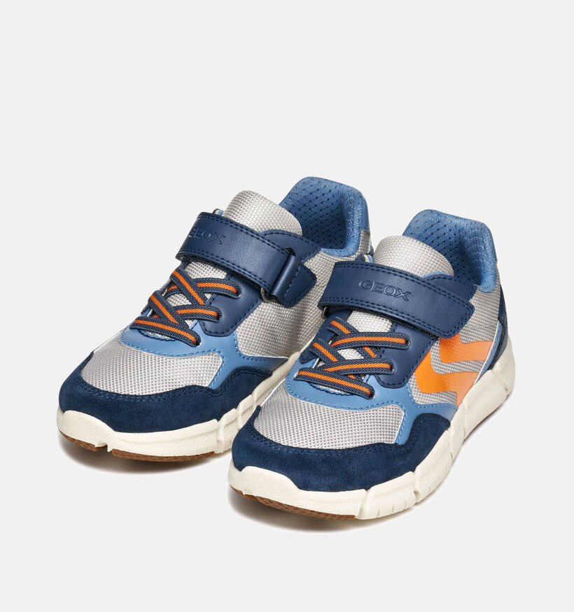 Geox Flextyper Lichtgrijze Schoenen voor jongens (368427) - geschikt voor steunzolen